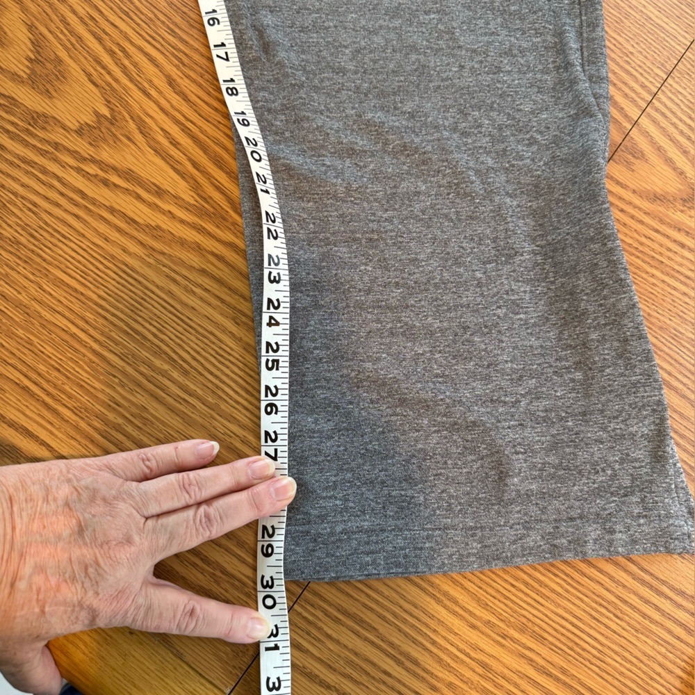 Straight Leg Heather Gray Joggers by Champion, Warm Lining. - Picture 5 of 12